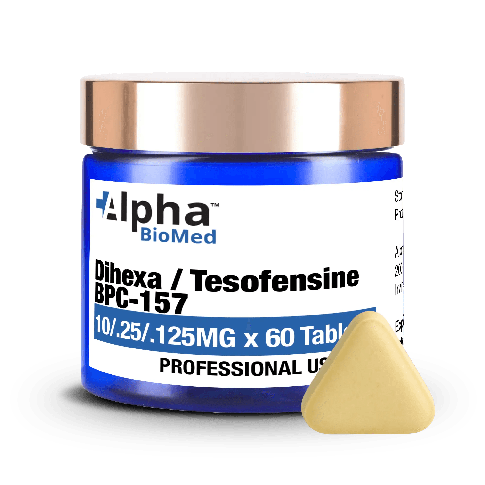 Brain Blend - Dihexa (10mg) / Tesofensine (250mcg) / BPC-157 (125mcg) x 60 Tablets - image 1